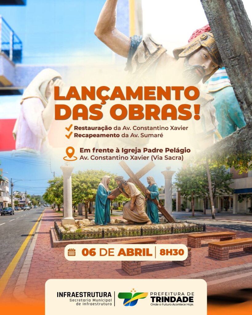 Prefeitura de Trindade anuncia obras estruturantes na Via Sacra, um dos trechos mais visitados por romeiros