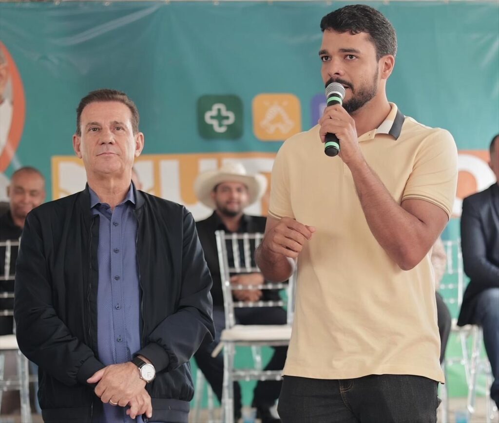 Marden Júnior reforça compromisso com a saúde durante visita do Senador Vanderlan Cardoso