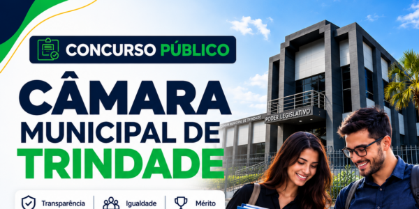 Câmara de Trindade lança concurso público com 68 vagas e reforça compromisso com a valorização do serviço público