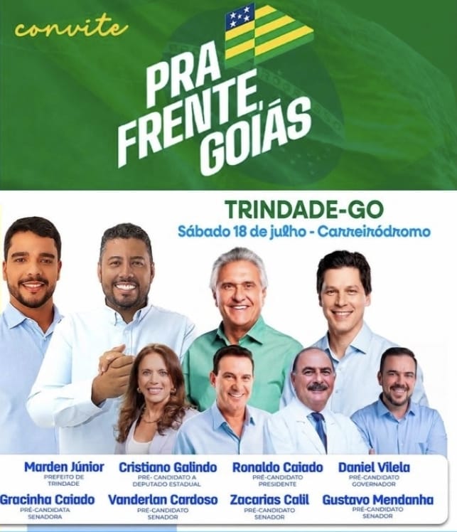 Prefeito de Trindade, Marden Júnior reúne principais lideranças políticas de Goiás em grande evento neste sábado