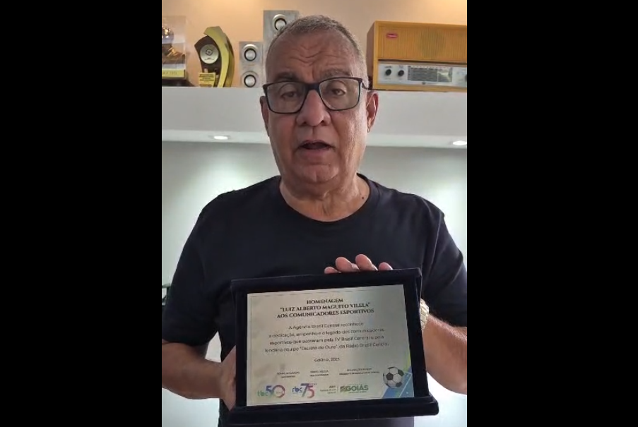 Ricardo Lima recebe homenagem e celebra uma trajetória marcada pela paixão pelo esporte goiano Ricardo Lima