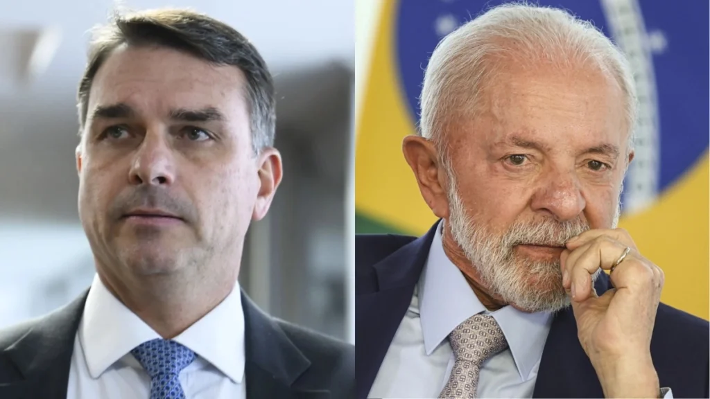 Pesquisa BTG/Nexus, aponta o Senador Flávio Bolsonaro à frente do Presidente Lula em todos os itens.